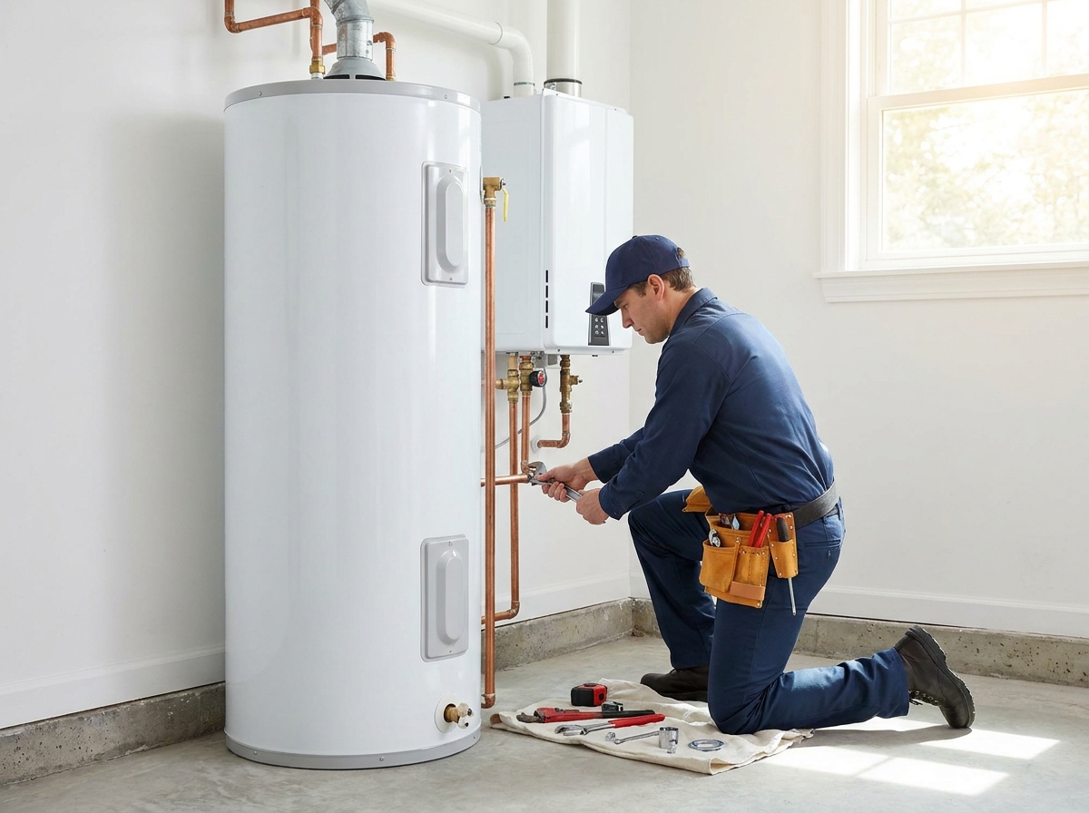 Water heater and mechanical plumbing service in White Marsh, MD